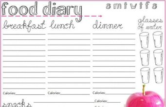 Keeping a Food Diary To Lose Weight